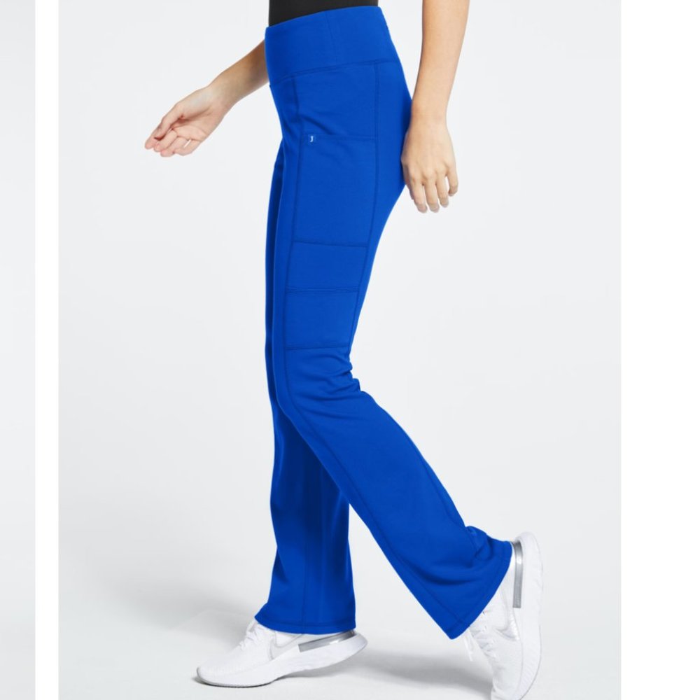 Jaanuu Scrubs Royal Blue Yoga Pants - Small